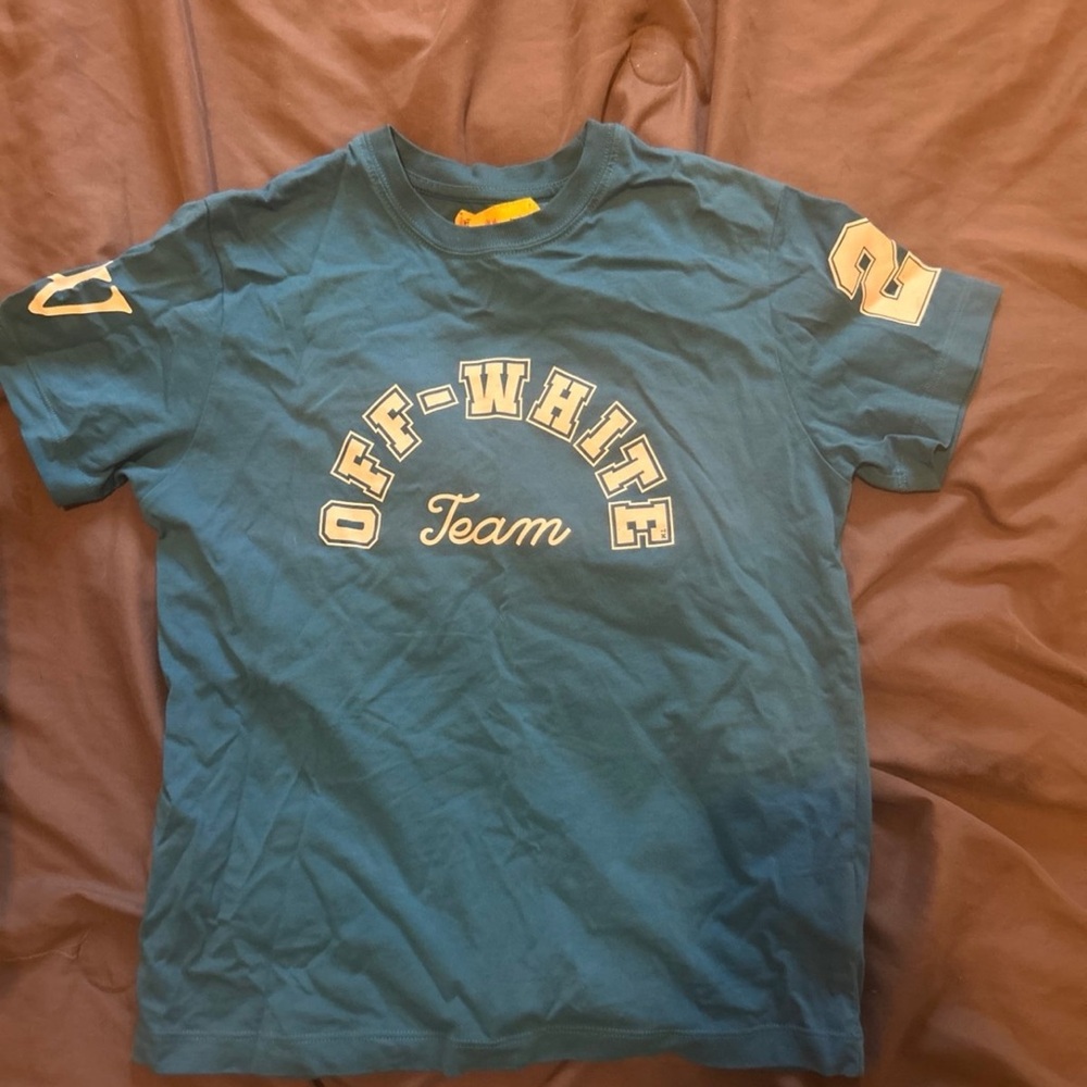 Off-White Blue Graphic T-Shirt kids